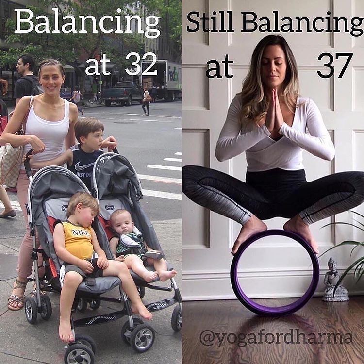 Balncing at 32 and 37 🥰 #yogalifetips #yogapractice #yogasplits #yogastretches #flexibility #yogaflexibility #yogabalance #yogaflow