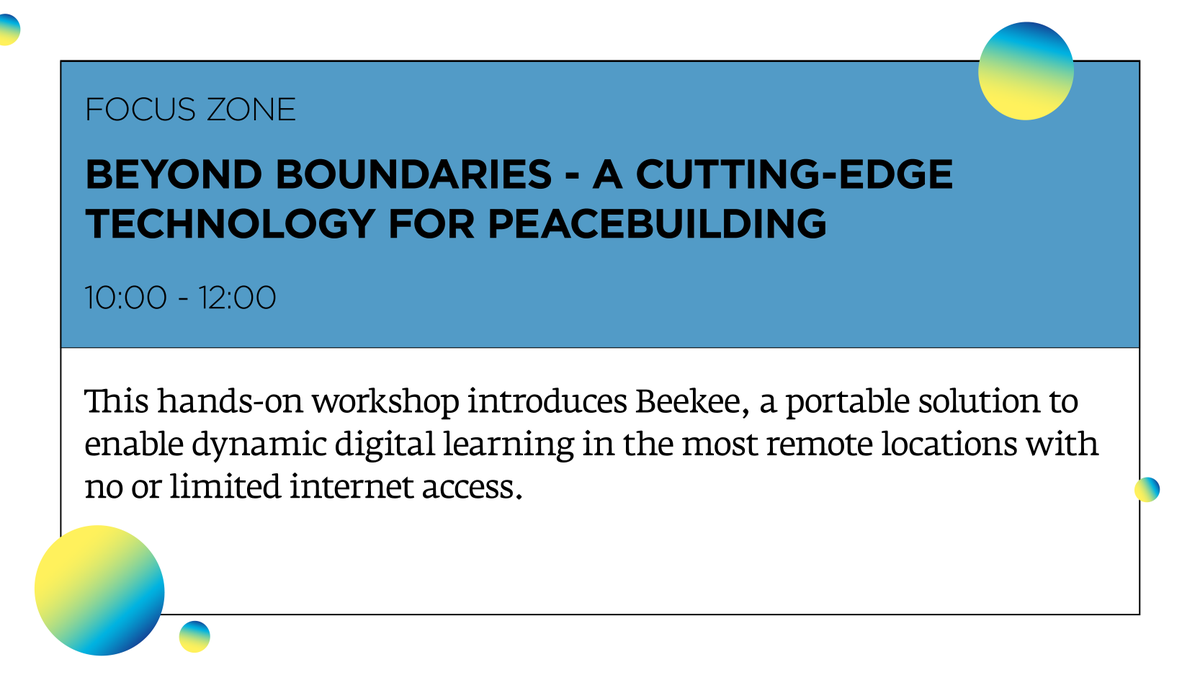 Learn about <a href="/beekee_ch/">Beekee</a>'s cutting-edge physical technology and discuss captivating case studies and potential applications. 
With <a href="/seandres/">Sergio Estupiñán</a> 

➡️ basel-peace.org/bpf-2024/?id=8…

#BPF2024 #BaselPeaceForum <a href="/swisspeace/">peace swiss</a>