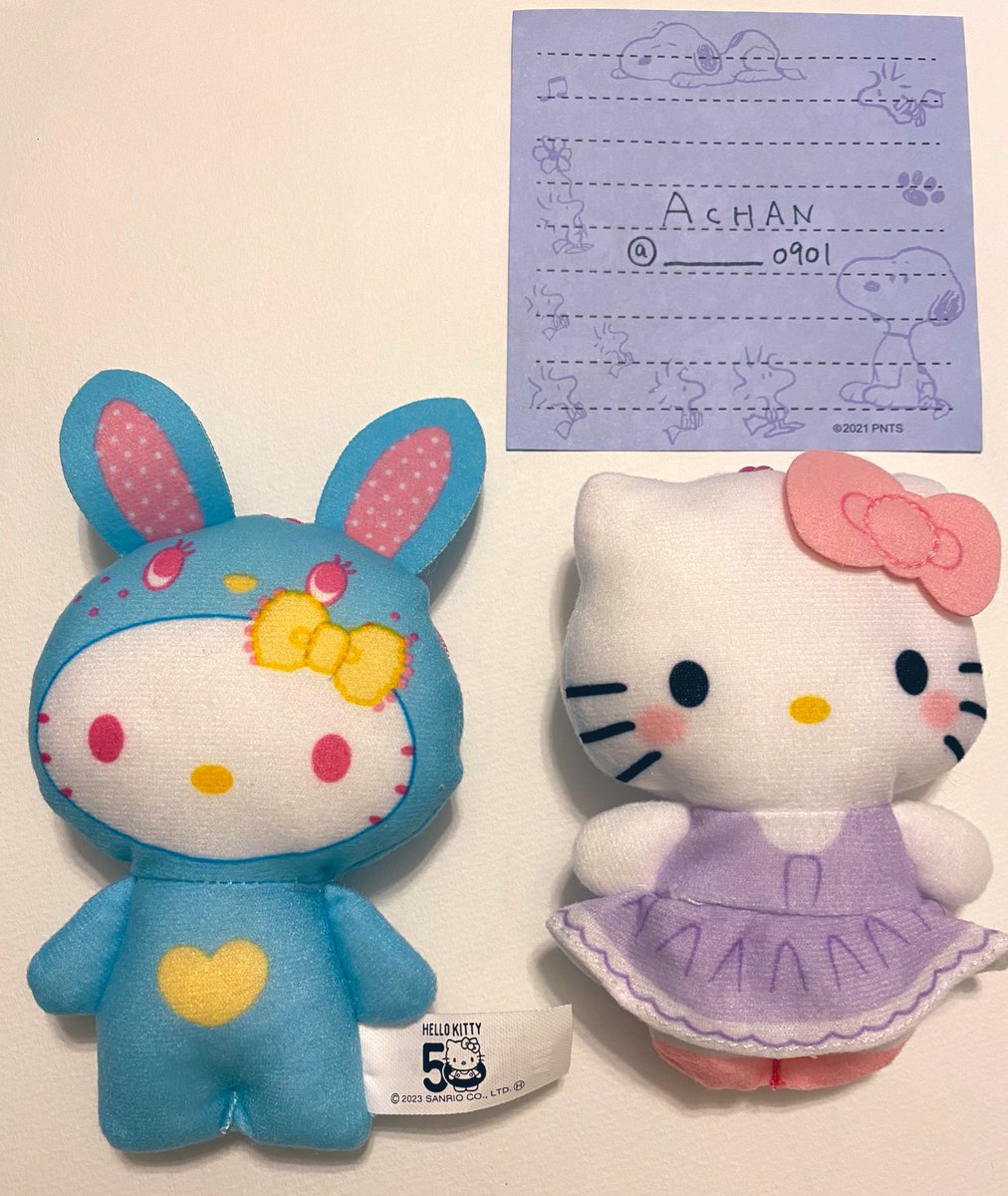 _______0901's tweet photo. @M61309227 初めまして。コメント失礼いたします。
当方カラフルバニー、バイオレットドレスを所持しておりますが、平成ギャル、千鳥格子と2:2で交換は可能でしょうか？ご検討いただけると幸いです。よろしくお願いいたします。 https://t.co/vkVF1CRUbY