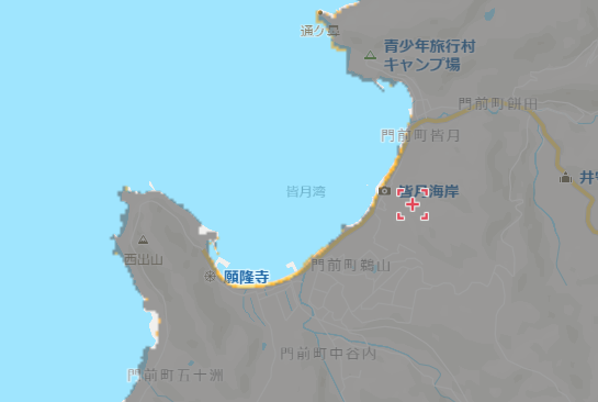 sitsura_igisu's tweet photo. 皆月湾のごく一部にてSoftbankに続きau回線が復活したようです。
1枚目au　(赤部分）
2枚目softbank(海岸沿い黄部分）
docomoはまだの模様です。
#令和6年能登半島地震 #地震 #能登半島地震 #能登 #門前町 #七浦 #七浦地区 #皆月 #五十州 #吉浦 #矢徳 https://t.co/zq603fApHw