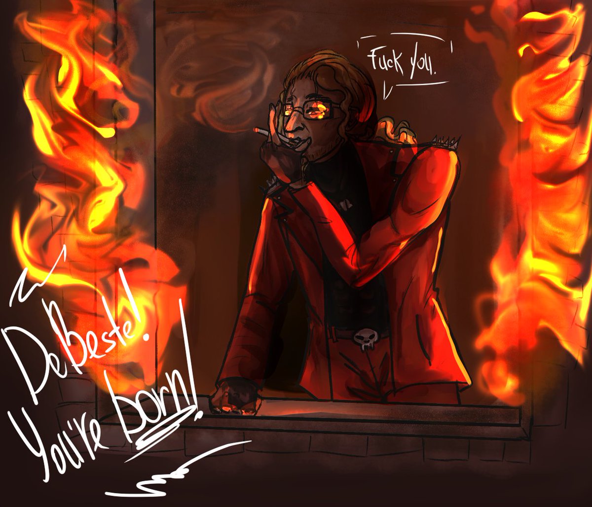 mitordare's tweet image. #AceAttorney #BlaiseDebeste 

Ну горит и горит, че пристали 🙄