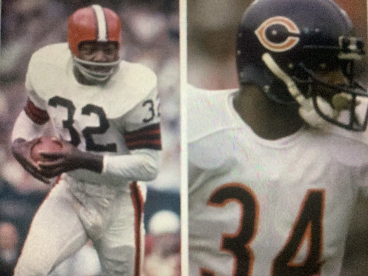 td_nash's tweet photo. Out of these two legendary Running Backs, who do YOU think is greater: Jim Brown or Walter Payton?🧐🔥
Retweet  Appreciated!🤩
#NFL 
#NFLTwitter https://t.co/lMOl3Z0syj