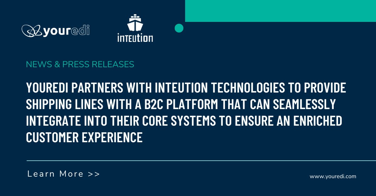 Youredi partners with inTEUtion Technologies to provide shipping lines with a B2C platform that can seamlessly integrate into their core systems to ensure an enriched customer experience and better conversions.

Please click below to read the news👇
youredi.com/company-news-p…