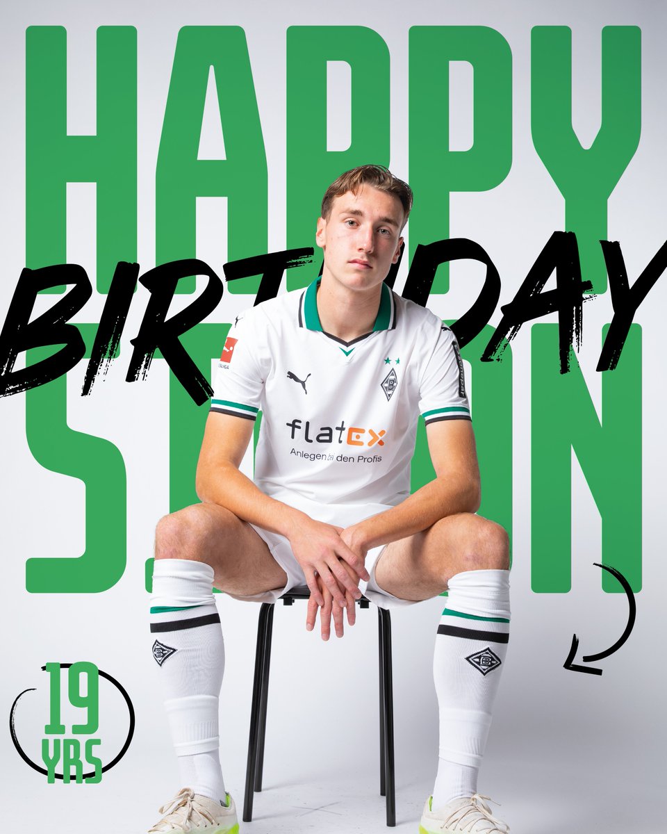 borussia's tweet photo. Happy birthday to you, happy birthday to you, happy birthday Simon #Walde, happy birthday to youuuuuuu! 🥳 Simon feiert heute seinen 19. Geburtstag. Lass dich feiern und genieße den Tag! 💚
#dieFohlen https://t.co/R9iWsQNST8