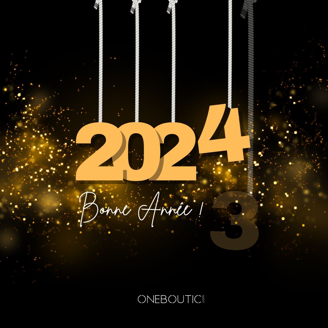 oneboutic's tweet photo. 🎉 Bonne année à tous ! 🎉  Toute l'équipe de #Oneboutic présente ses meilleurs vœux pour la nouvelle année.🌟✨ 
2024 sera une année pleine de nouveautés chez OneBoutic ! Restez à l'affût des prochaines annonces et soyez les premiers à découvrir nos collections exclusives. https://t.co/F9AuQ6IgXZ