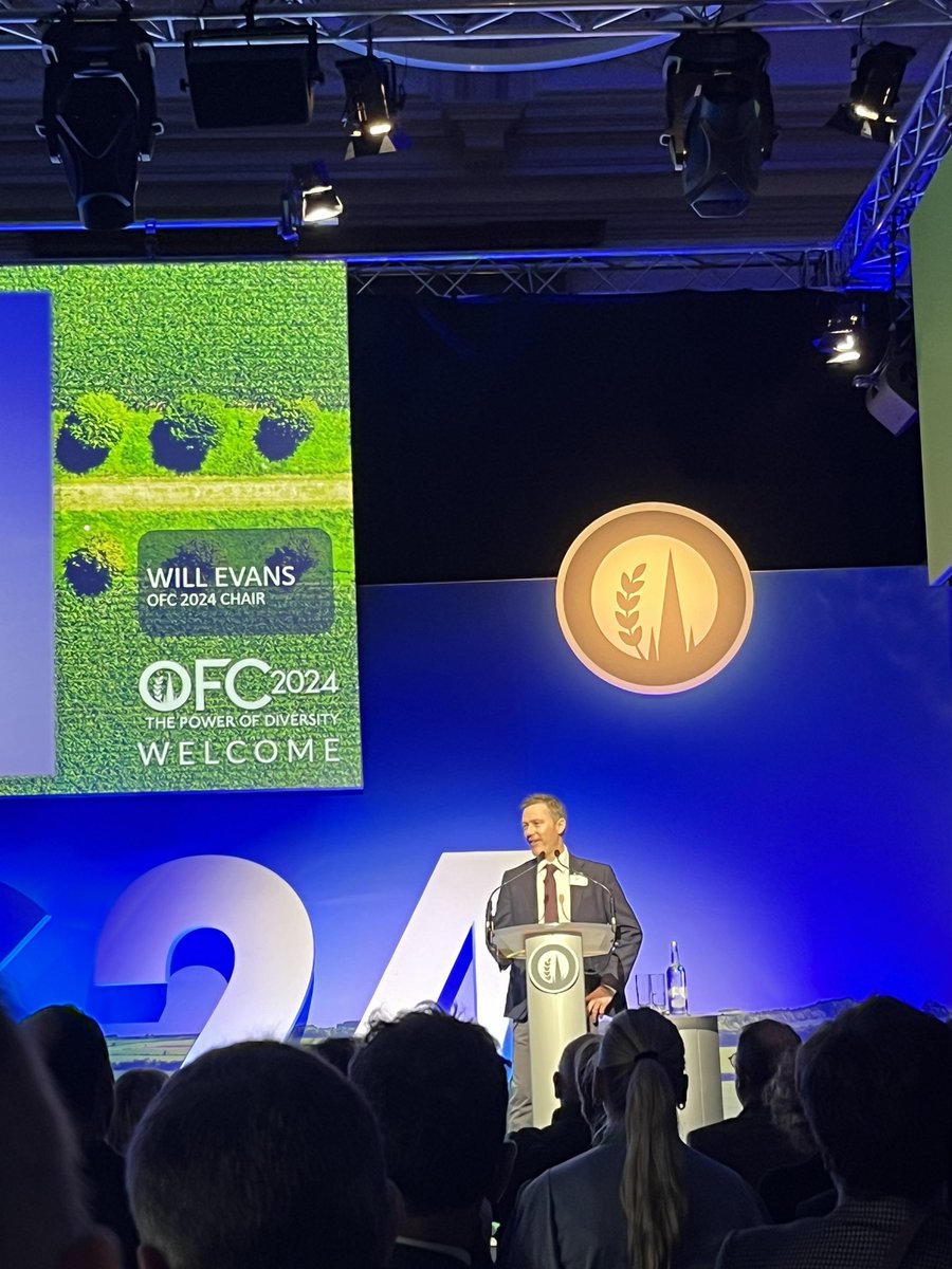 The wonderful Will Evans opens #OFC2024