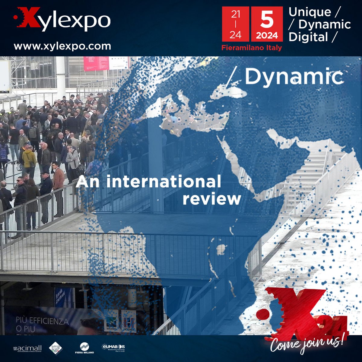 Xylexpo is a showcase that illustrates the excellence of “made in Italy”, while being open to #solutions, #technologies, #tools and #equipment from international #exhibitors.
Come join us in Fieramilano Rho, from 21 to 24 #May!
#legno #wood #woodworking