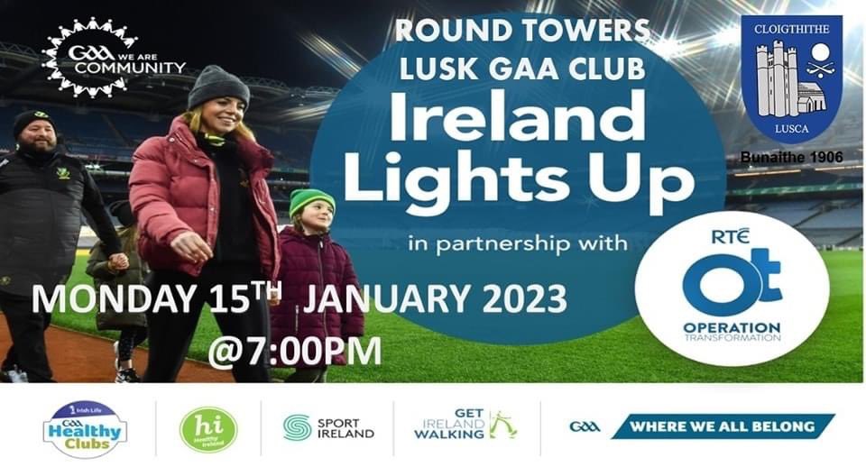 Lusk United AFC (@luskutd) on Twitter photo We are delighted to work with <a href="/RoundTowersLusk/">Round Towers Lusk GAA</a> for the Ireland Lights up initiative! More details to follow! Get your high viz and walking shoes ready for Monday evenings folks❤️
#onecommunity #operationtransformation #Irelandlightsup We are delighted to work with <a href="/RoundTowersLusk/">Round Towers Lusk GAA</a> for the Ireland Lights up initiative! More details to follow! Get your high viz and walking shoes ready for Monday evenings folks❤️
#onecommunity #operationtransformation #Irelandlightsup