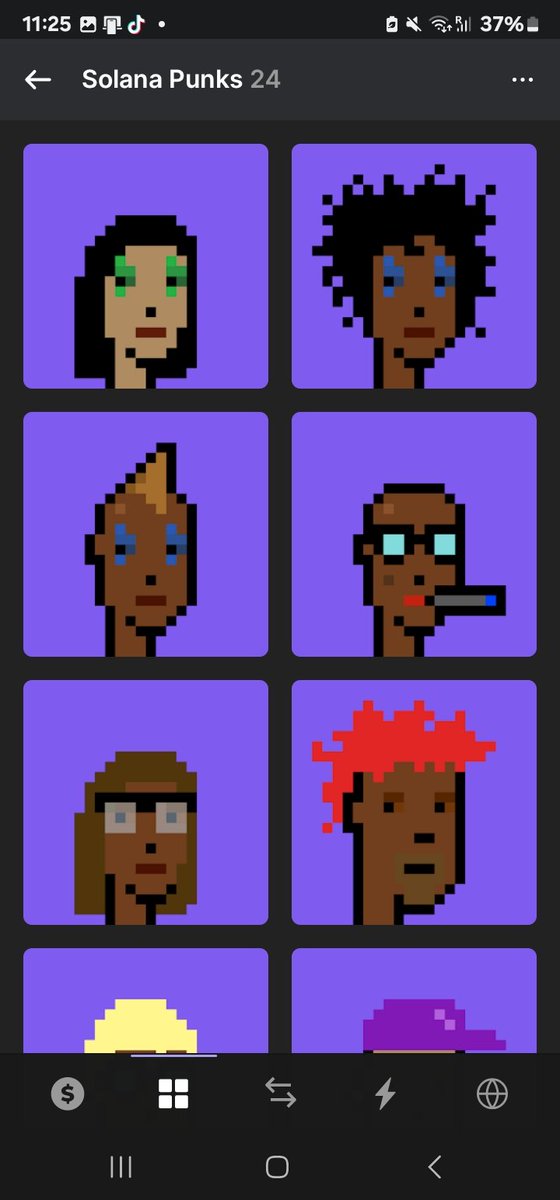 Do <a href="/Solana__Punks/">Solana Punks</a> follow punks?

I am currently at 24 punks, I'll buy more if I get 100 reposts.

Let's see👀

#solana #nfts