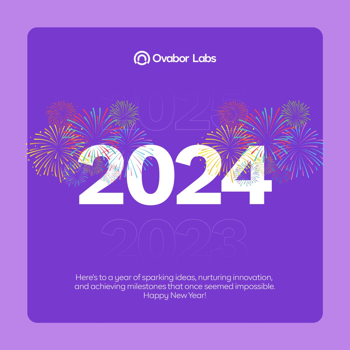 OvaborLabs's tweet photo. 2024!!!!✨✨
Welcome to a new year.

It's time for a blast.
We ready to take this journey with you and help you achieve much more😌.

#tech 
#2024NewYear
#space
#Africa https://t.co/ymAedfUp8C