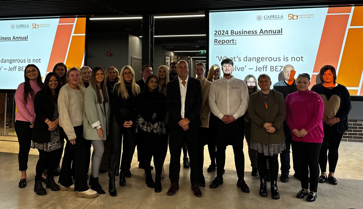 CapellaNotts's tweet photo. Yesterday, we met at the Italian Mill in Derby for our big Annual Business Report

We discussed our evolution, reflected on 2023, and explored building an agency that serves our team, clients, and candidates

The insights left our teams energised and excited for the year ahead 💪 https://t.co/MySsi6yPci