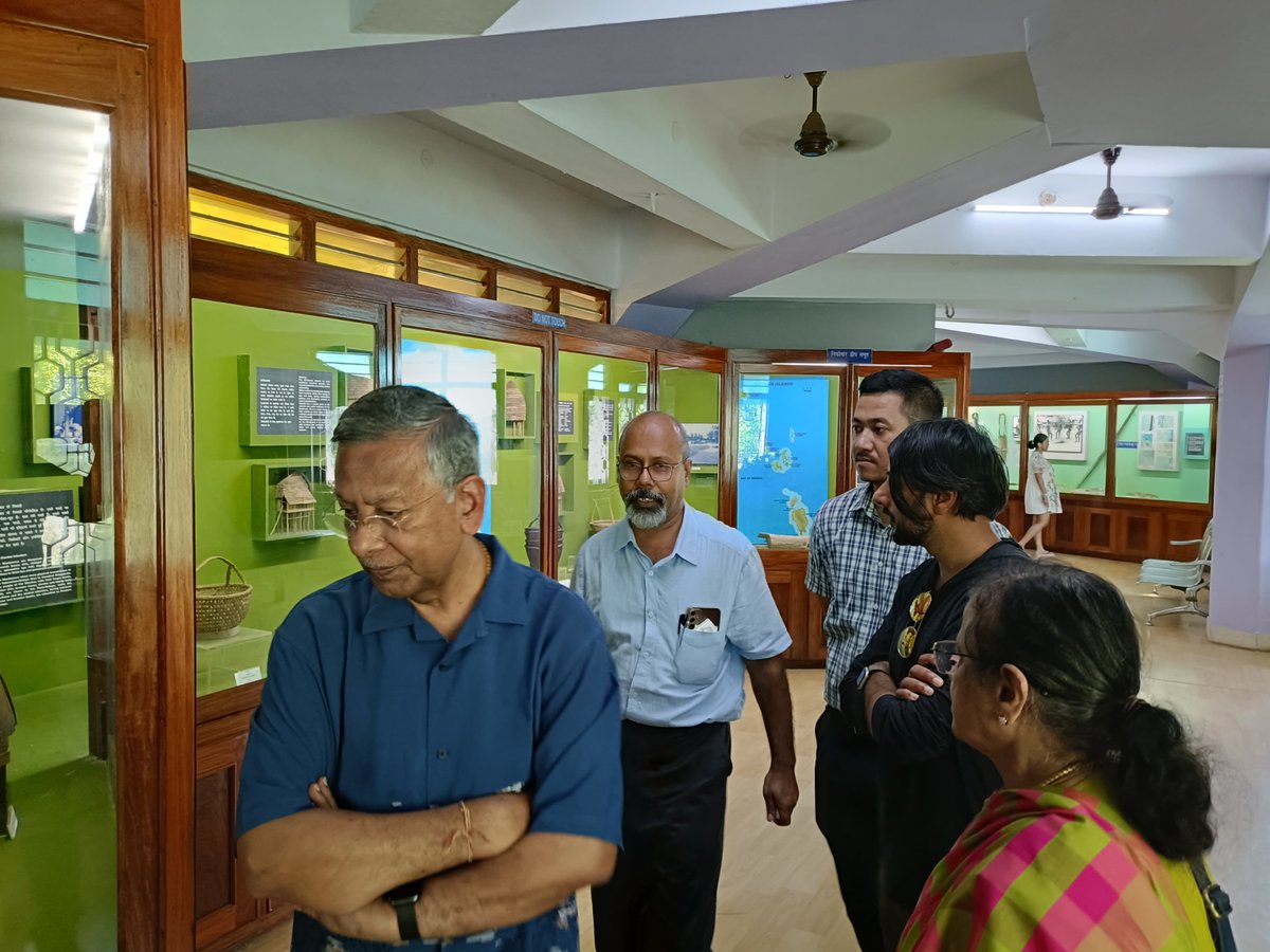 On 29th December 2023, Shri R Venkataramani, Attorney General of India along with family members visited the Zonal Anthropological Museum ANRC, Port Blair. The staff of ANRC Port Blair welcomed and guided the visit.

#Museums2024