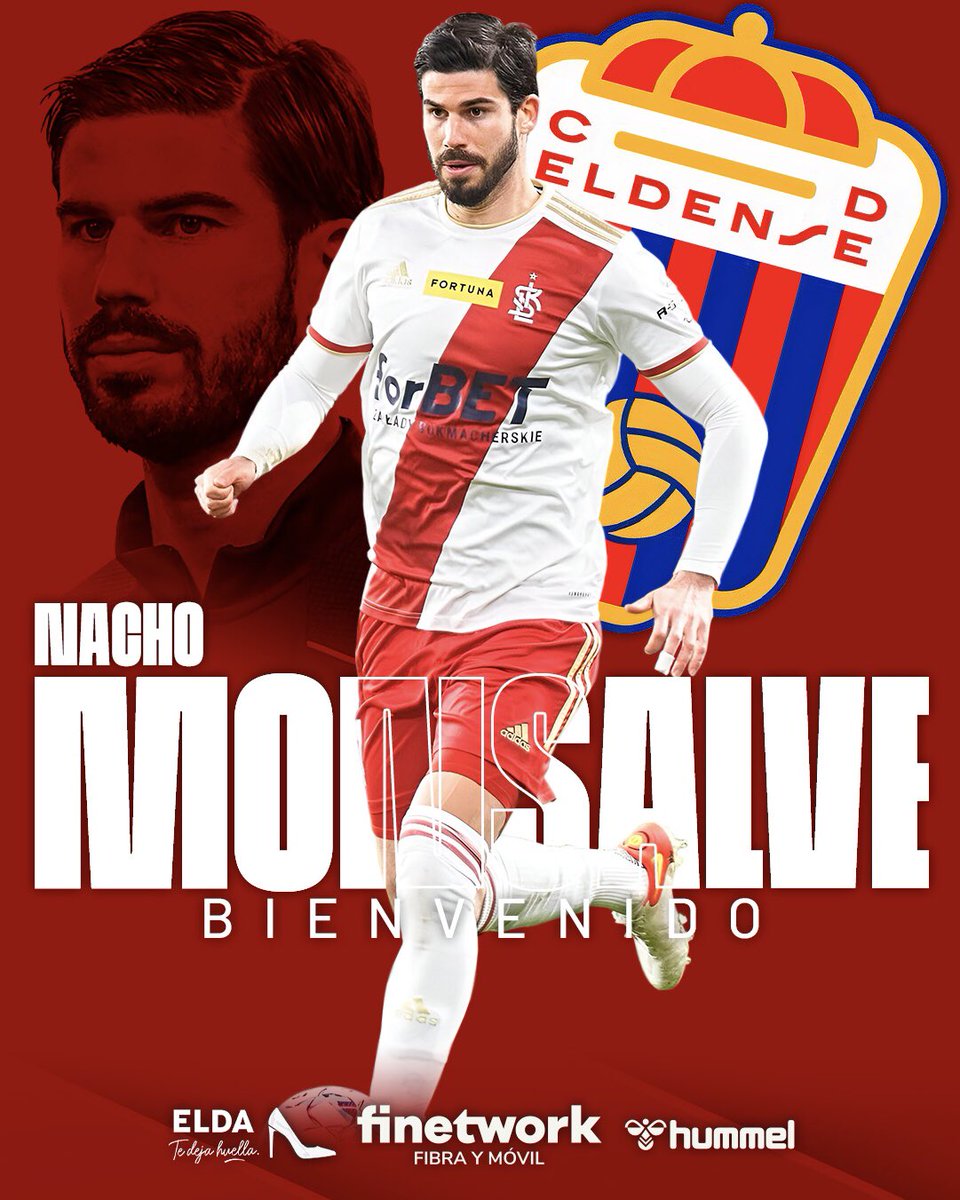 CD_Eldense's tweet photo. 📯 𝗢𝗙𝗜𝗖𝗜𝗔𝗟 | Nacho Monsalve (@NachoMonsalve4), nuevo jugador del #CDEldense 🔵🔴

🛡️ Central elegante, sobrio, de calidad, ambidiestro con salida de balón y contundente en el juego aéreo ☄️

🔗 https://t.co/uPpxbhX8zu

#AupaDeportivo #NachoAzulgrana https://t.co/UDySfaPdpK