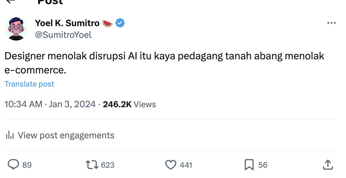 Yoel Sumitro tweet media