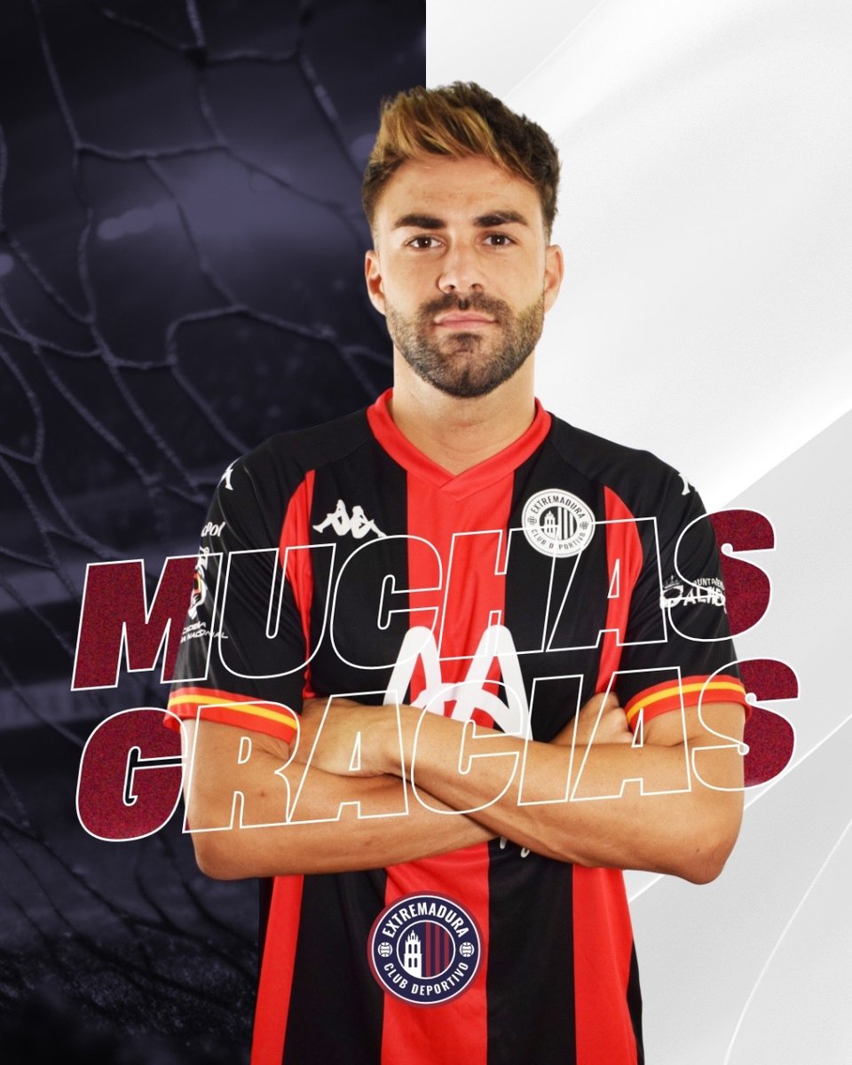 📣 OFICIAL | Suso deja de pertenecer al #CDExtremadura por motivos laborales.

Te agradecemos enormemente tu trabajo durante estos meses en el club y te deseamos lo mejor en tu futuro 💪⚽

#OrgullodeExtremadura
