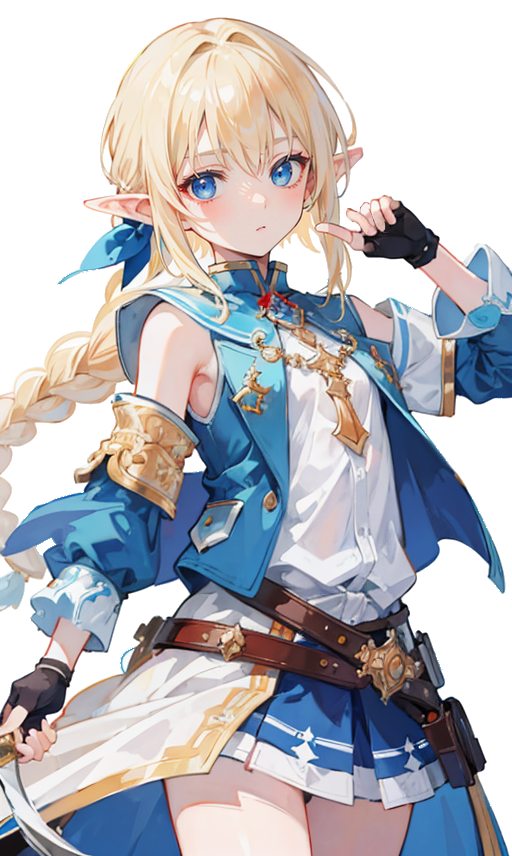 「粘土さんのゴブスレ卓で使ってる魔法軽戦士リリアナ。斥候と魔術師の二本柱なので幅広」|大塚零二代目のイラスト