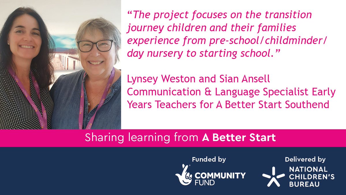 Lynsey Weston and Sian Ansell discuss the summer Chatter Challenge that was part of @ABSSouthend‘s Talking Transitions programme. Find out more: tinyurl.com/3e4nse2j