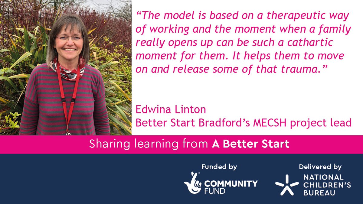 Edwina Linton, @BetterStartBfd‘s MECSH project lead, who co-ordinated the development and introduction of the Australian MECSH model in Bradford, discusses the challenges and benefits of this programme of health visiting for families. tinyurl.com/cx3wxrue