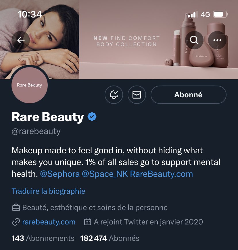 thisismylene's tweet photo. Rare Beauty followed me exactly a year ago today, but they’re not following me anymore 🥺💔 https://t.co/SLbv6DgJiB