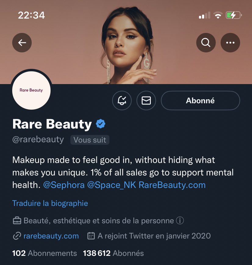 thisismylene's tweet photo. Rare Beauty followed me exactly a year ago today, but they’re not following me anymore 🥺💔 https://t.co/SLbv6DgJiB