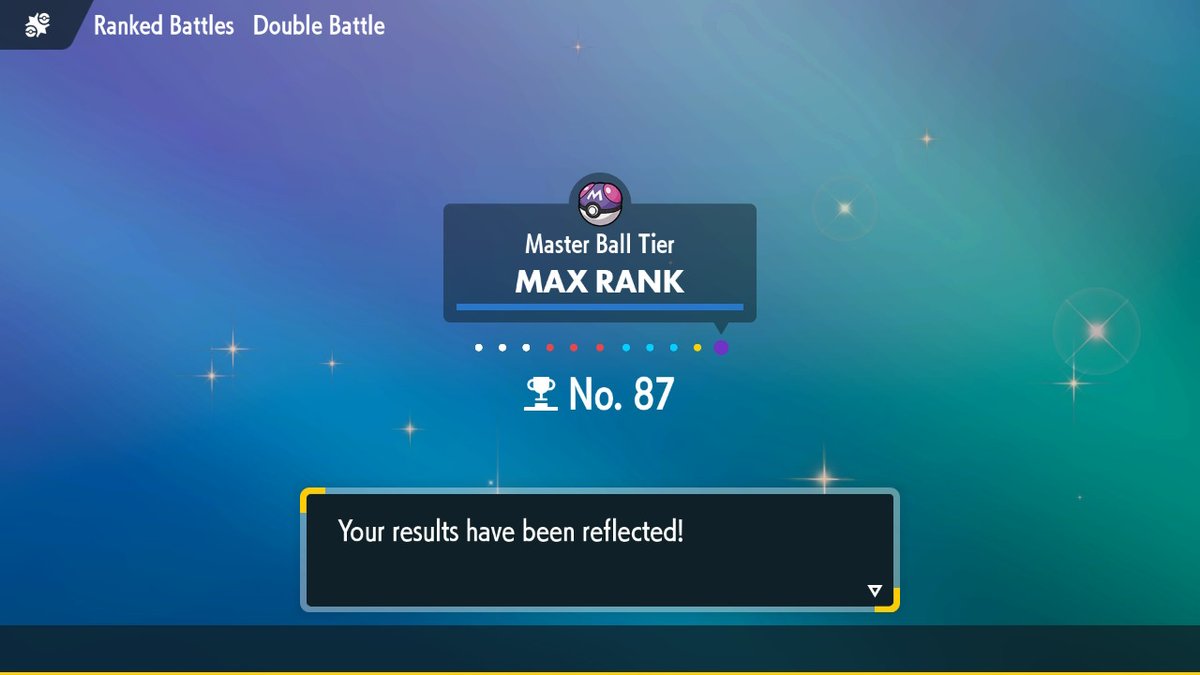 icewasabiii's tweet photo. Top 100 with the team! Volcarona is the mvp and also Iron Crown. Encountered 2 minimize costar gimmicks but luckily Iron Crown doesnt miss with Tachyon Cutter! :) Back to shiny hunting! #RegulationF #VGC #PokemonScarletViolet #NintendoSwitch https://t.co/2bjrW3Bk8A