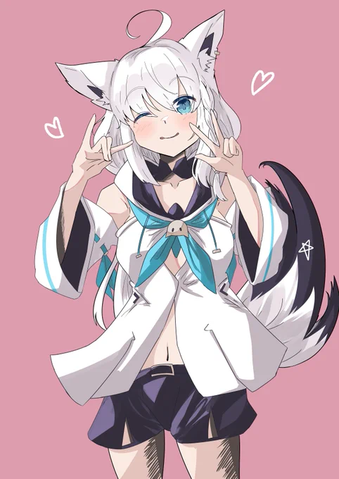 今年一発目のふぶちゃ#絵フブキ 