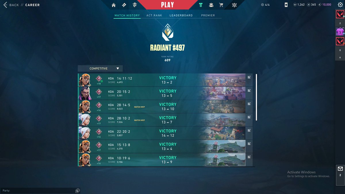 2x radiant for fun...back to school grind now