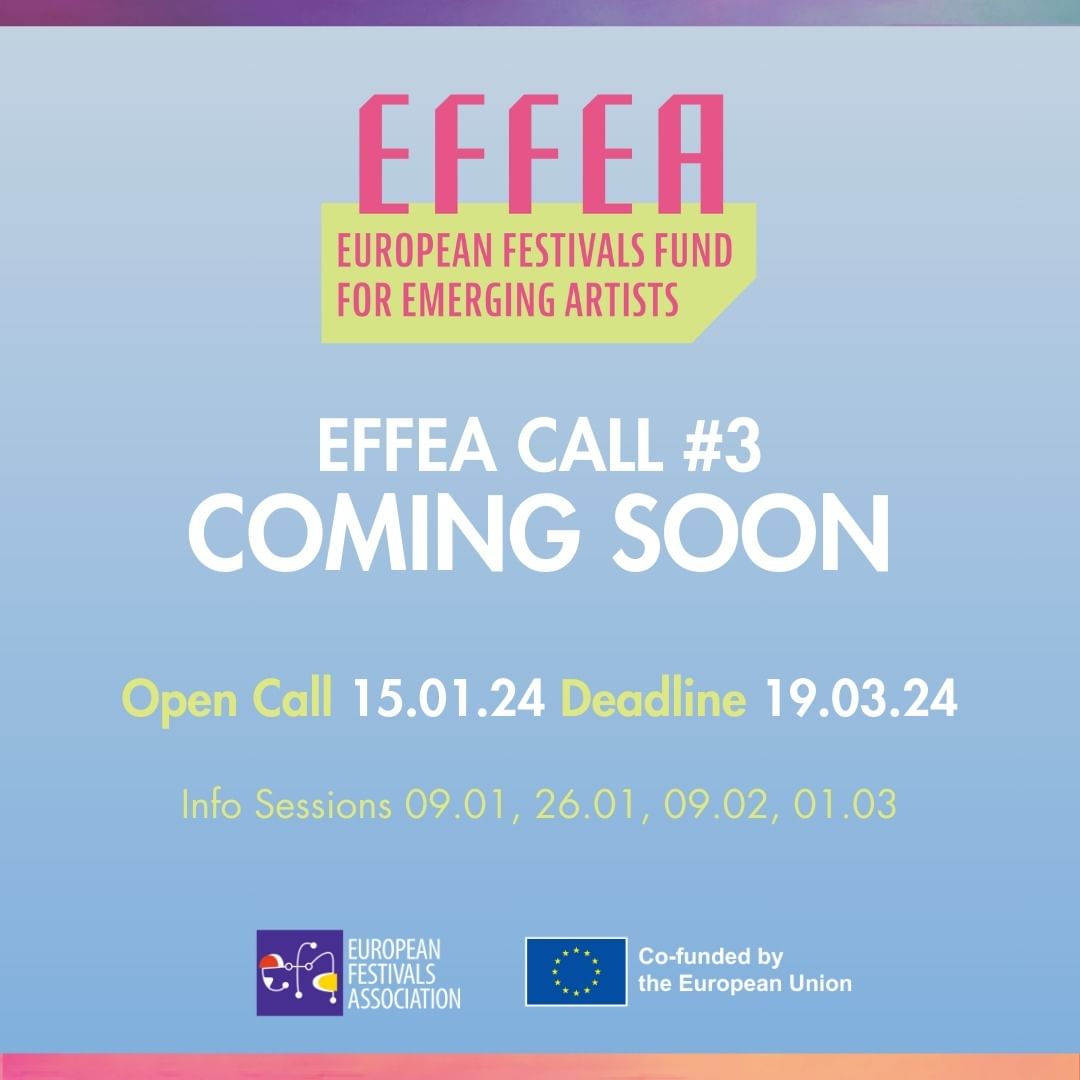 EUCreativa_ES's tweet photo. 🔔¡Atención, #festivales de #arte de estados miembros de la🇪🇺! #Opencall en enero de la 3ª #convocatoria de #residencias de @EFAfestivals.
▪Un total de 50 residencias para 50 artistas emergentes
▪Hasta 19/03/24
▪Sesiones informativas previas
https://t.co/wqNPHYHNw2
#EFFEA https://t.co/XQRPuKslY1