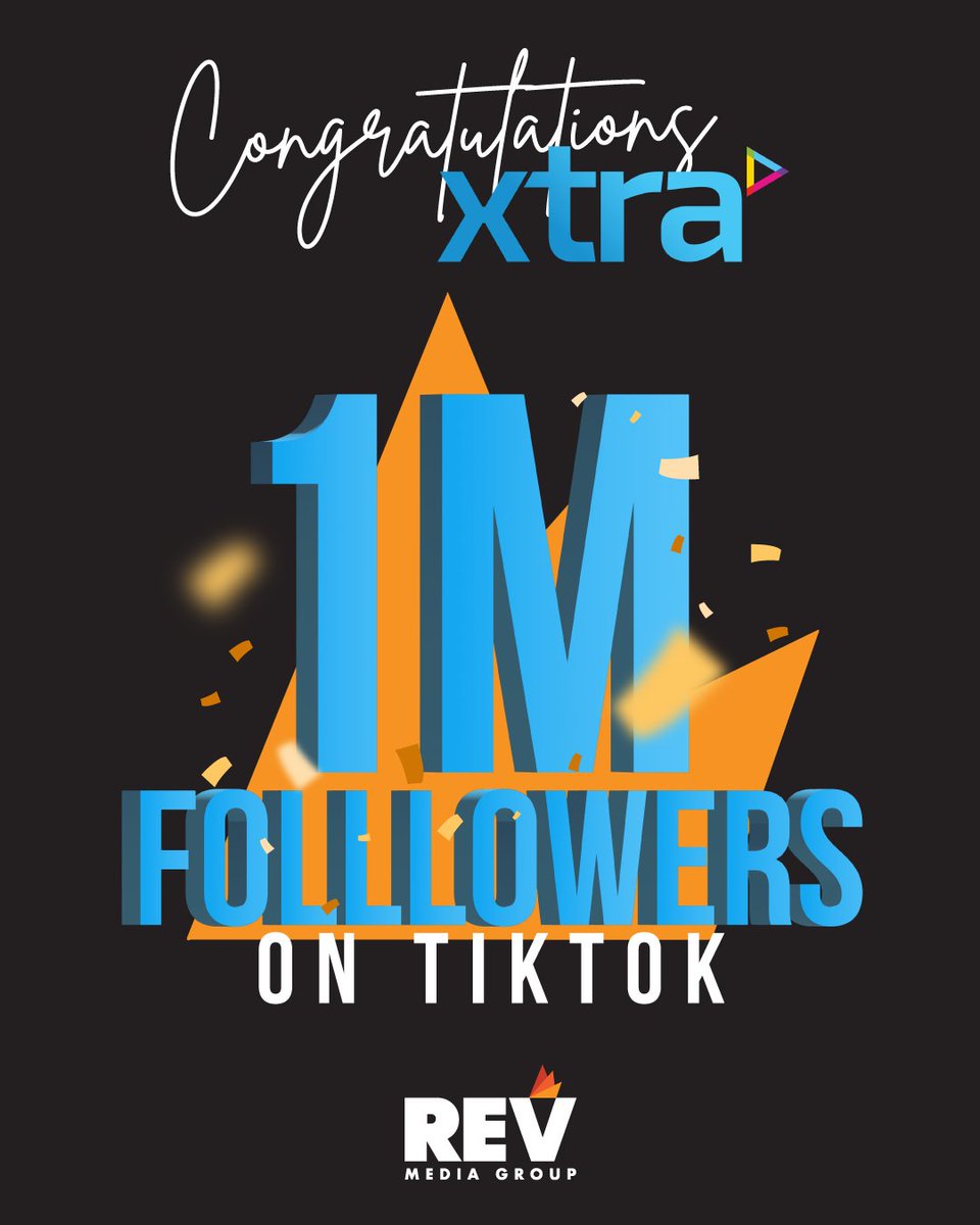 🎉 We are proud to announce that XTRA has hit the 1 Million milestone on TikTok! 🚀 Join the celebration and catch all the excitement at tiktok.com/@xtra_my. Let's continue this journey of growth together! #GoForGrowth