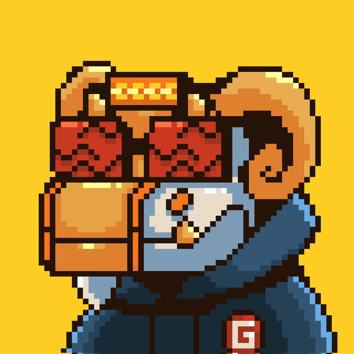 mori_mittsu's tweet photo. I am not a pixel artist but tried my best ๐ซถ
Fanart for @BionicGoats
#BionicGoats #SeiNFT https://t.co/1K5ZUoeXB9