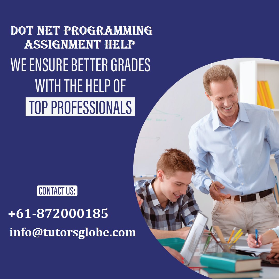 TutorsGlobe's tweet image. Avail the best Dot Net Programming Assignment Help service at fair rates and visualize your academic dreams turning into reality. #DotNetProgrammingHomeworkHelp #DotNetProgrammingAssignmentHelp #VBDotNET #Jquery #DotNetFramework #CommonLanguageRuntime #BaseClassLibrary #CSharp