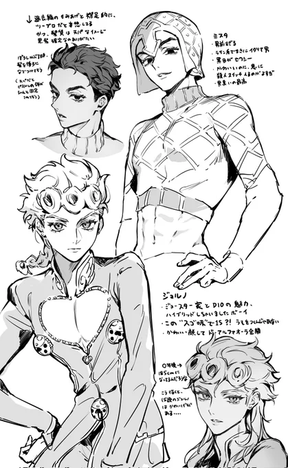 5部の推し落書き #jjba 