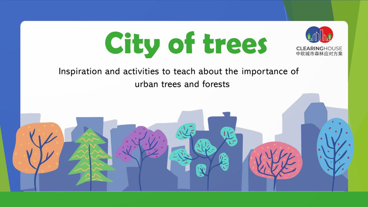 📢 Explore 'City of Trees,' our educational package aimed at making #trees &amp; #forests an integral part of your #teaching.

🌳 Cultivate a deep understanding of #urbanecosystems &amp; inspire environmental stewardship!

🔍 Available here in multiple languages: clearinghouseproject.eu/city-of-trees/