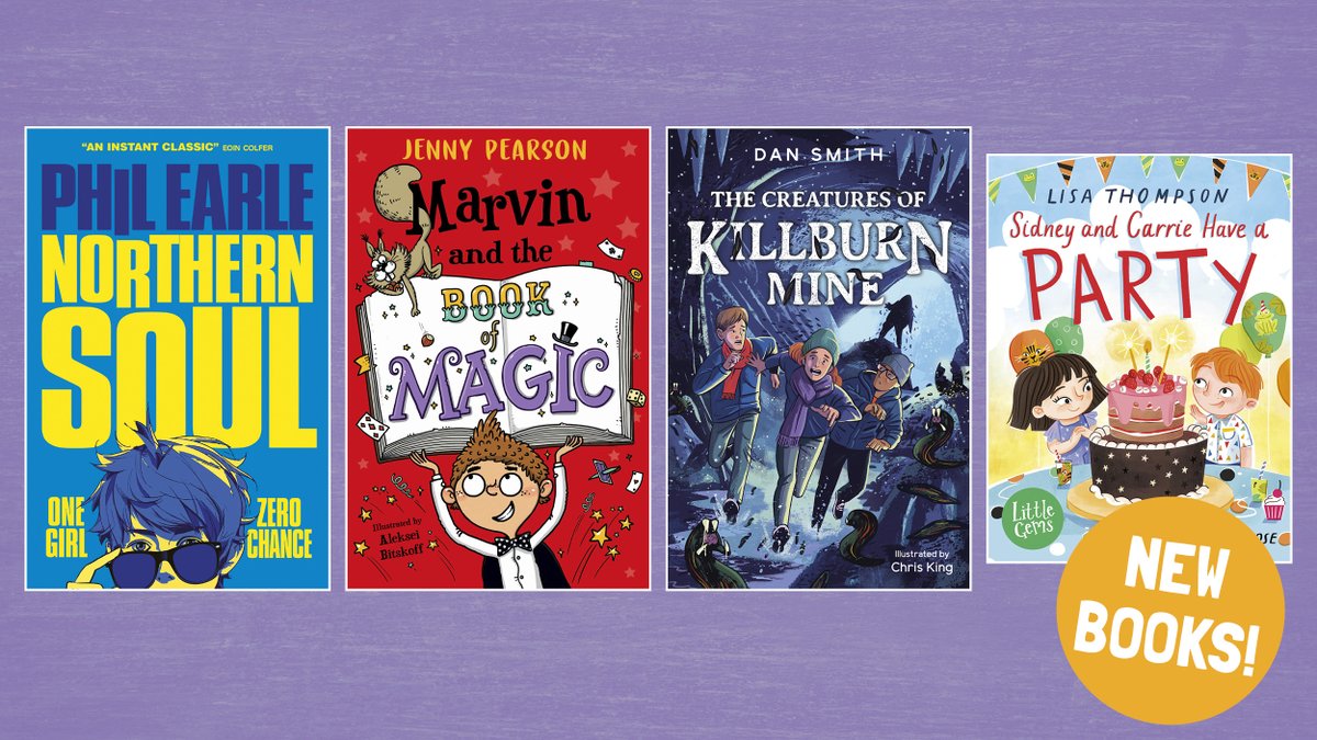 BarringtonStoke's tweet photo. Kicking off the new year in style with our exciting new releases for January 2024 from @philearle @J_C_Pearson @Bitskoff @DanSmithAuthor @ChrisKingArt #lisathompson #jessrose. Congrats all 🥳. More details on all four titles in the thread below ⬇️ https://t.co/TV5DECtToh