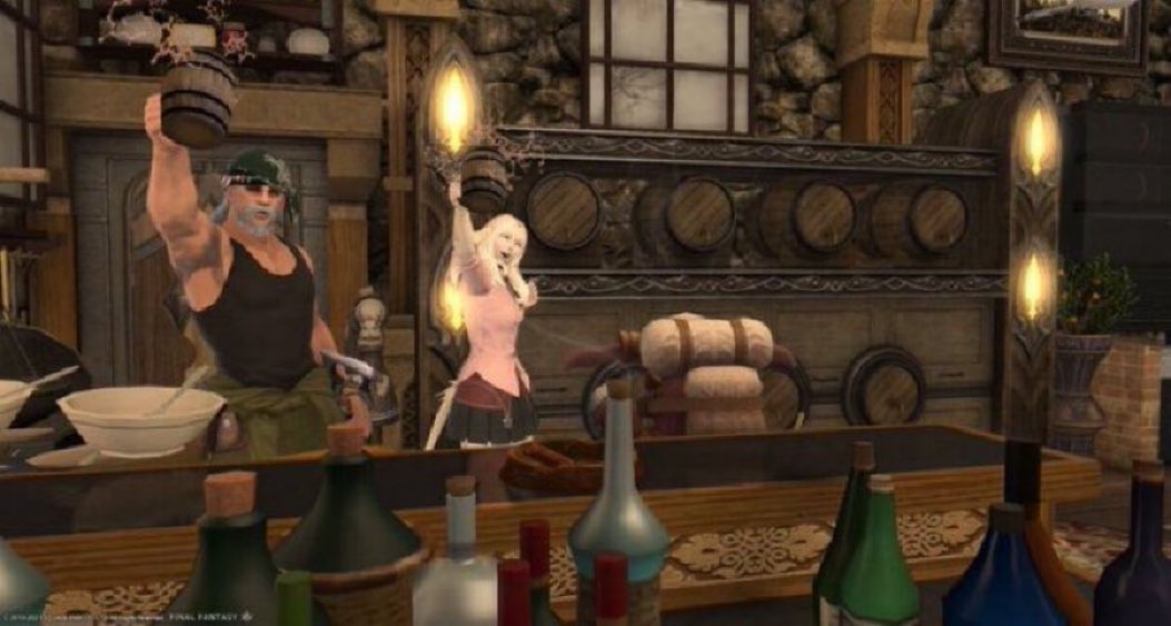 今夜は食事処『あらくれ』営業！
やります！！
 
GaiaDC
Bahamut
ゴブレットビュート9区59番地
毎週木曜日 21:00～22:30
 #カフェあらくれ #エオイベ