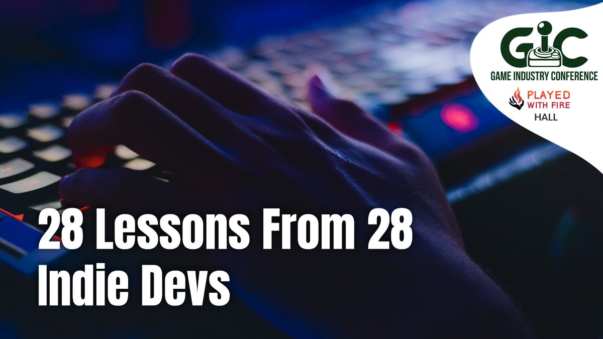 gdcon's tweet photo. 𝟐𝟖 𝐋𝐞𝐬𝐬𝐨𝐧𝐬 𝐅𝐫𝐨𝐦 𝟐𝟖 𝐈𝐧𝐝𝐢𝐞 𝐃𝐞𝐯𝐬
The talk by Adinda van Oosten from @Acreates2. Inspired by interviews with 28 indie devs from a wide range of fields and expertise, this talk weaves the unique success stories of these indie devs into a comprehensive analysis of the challenges and achievements during their indie game development journey. The interviewees share how and when well-known practices worked, as well as when challenging well-known practices was necessary to thrive.

https://t.co/cNZybSv6xF
#gamedev #indiedev