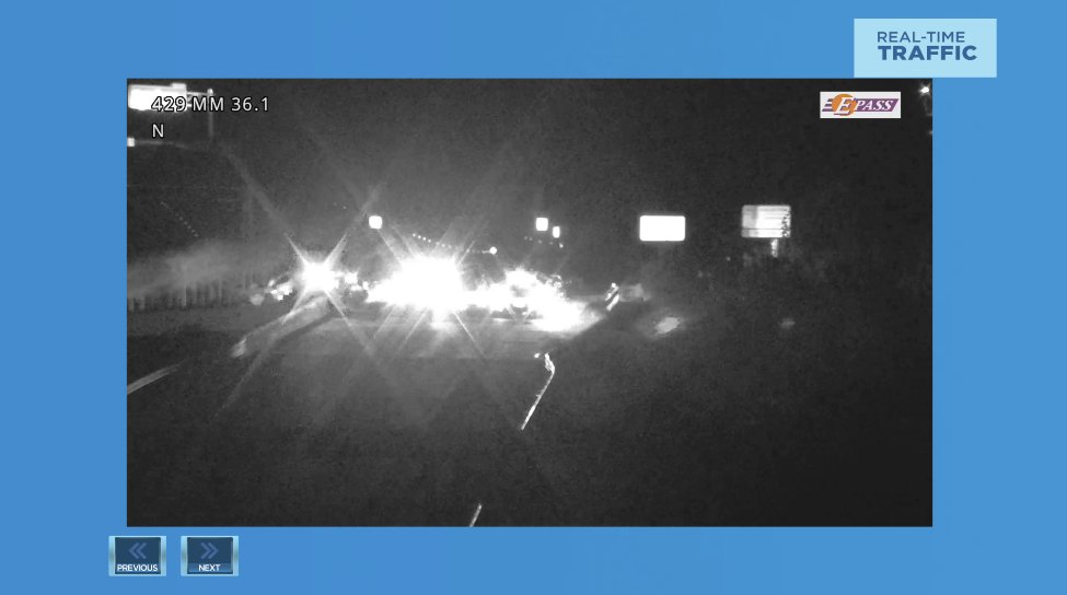 JerryHume's tweet photo. DEADLY CRASH blocking southbound lanes of SR-429 after Kelly Park Rd. #News13Orange https://t.co/UycT3tLyid