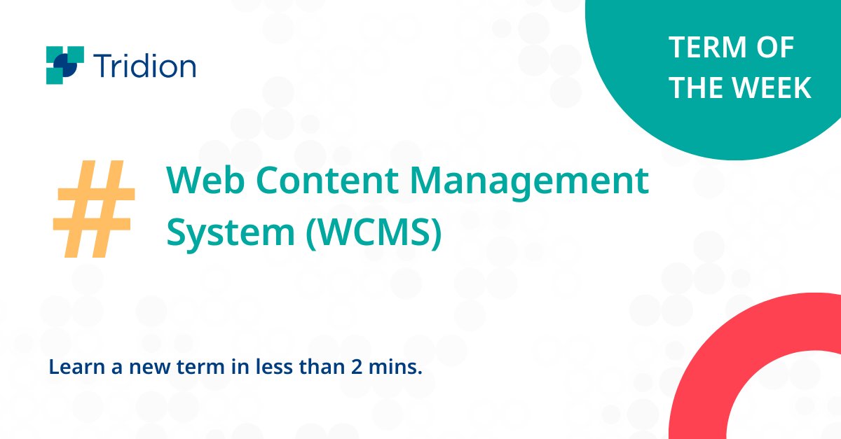 RWSGroup's tweet image. Learn more about #ContentManagement with our #Tridion Term of the Week: #WebContentManagementSystem (#WCM).

Web content management systems can be seen as a specialized version of Content Management Systems (#CMS).

Continue reading here: hubs.ly/Q02fdmDr0