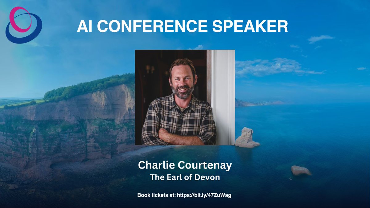 Charlie Courtenay, the Earl of Devon, is joining our line-up of speakers at our upcoming AI conference on 16th Feb. 👏 His insights will shed light on AI's societal impact, especially in rural &amp; agricultural sectors. Book tickets: buff.ly/3Nucajr