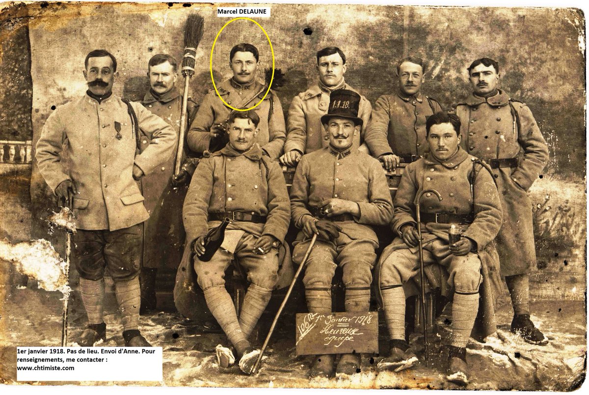 Le_Chtimiste's tweet photo. Marcel DELAUNE du 106ème régiment d'infanterie le 1er janvier 1918 - Marcel DELAUNE est né en 1895 à la Guerche de Bretagne (35). - Pas de date - Pas de lieu - Merci à Dominique #Chtimiste #106eRI https://t.co/hAAOcjSJzK
