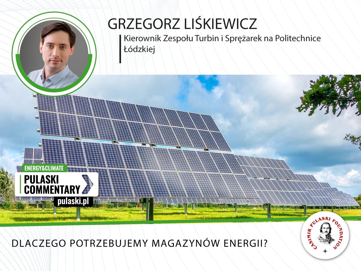 FundPulaskiego's tweet photo. "Już w 2027 r. oczekuje się, że panele słoneczne staną się głównym źródłem prądu na ziemi, a magazyny energii są niezbędnym warunkiem do pełnego przejścia na energetykę odnawialną.", pisze @GrzegorzLikiew1 w najnowszym #PulaskiCommentary.

➡️ https://t.co/N1bG4lEDvA

#energy https://t.co/9aWjGCdV9O