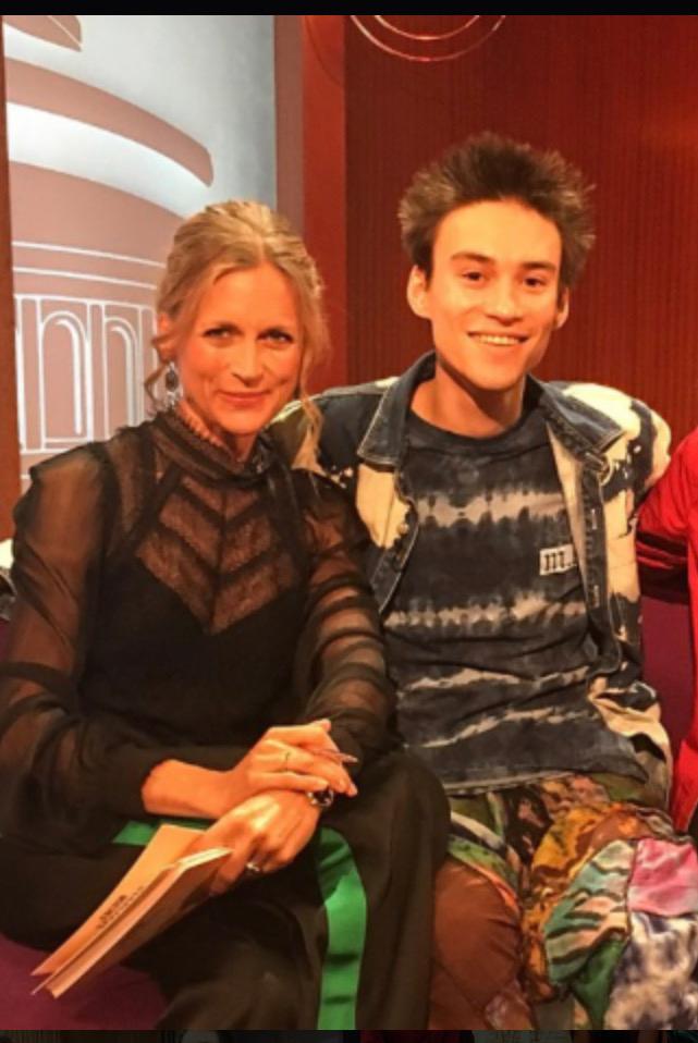 We 💗 @jacobcollier. Big thrill to get him on the Stevie documentary. Bonus Content 🚨 Here's a cute 📸 of Jacob & our co-founder @thekatiederham , 2018.