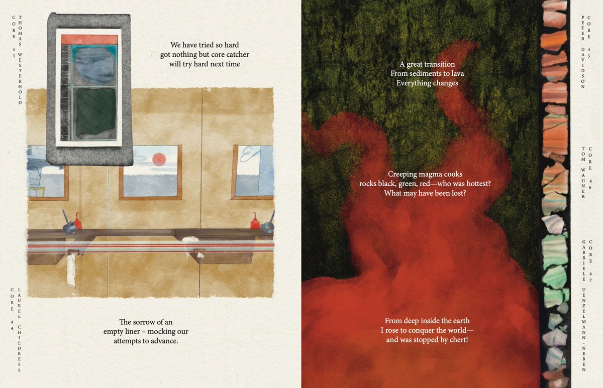US_SciOD's tweet photo. 3.9.2haiku, a literary porthole into deep ocean drilling, is now available online! See for yourself the clever poems and beautiful illustrations inspired by #EXP392 Hole 1580a.
https://t.co/29ncMzpgLW https://t.co/NnHJ97PH9F