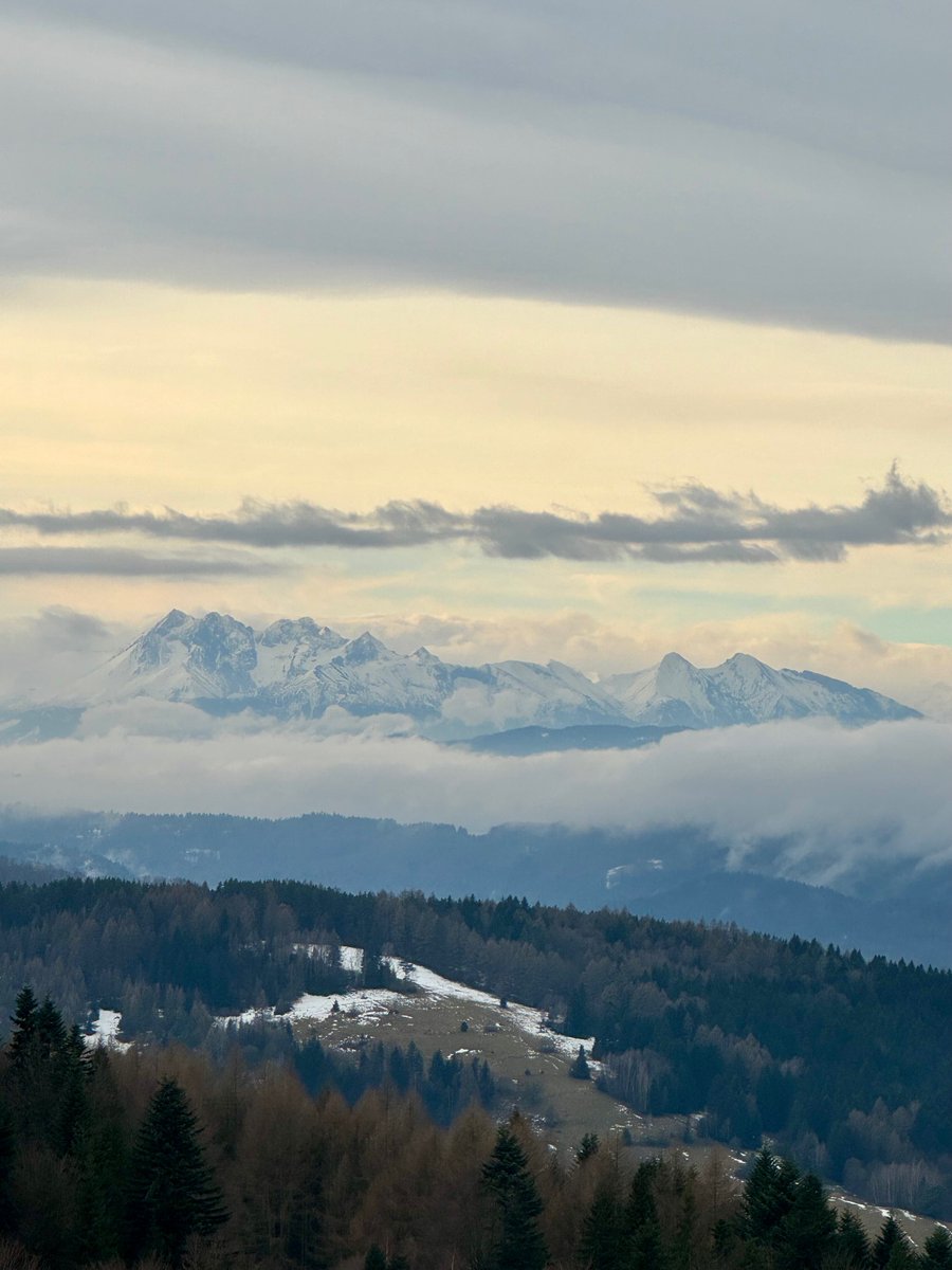 trego_pl's tweet photo. Widok na ośnieżone Tatry. Pięknie :) #tatry #zima https://t.co/UwAAfGIFpA