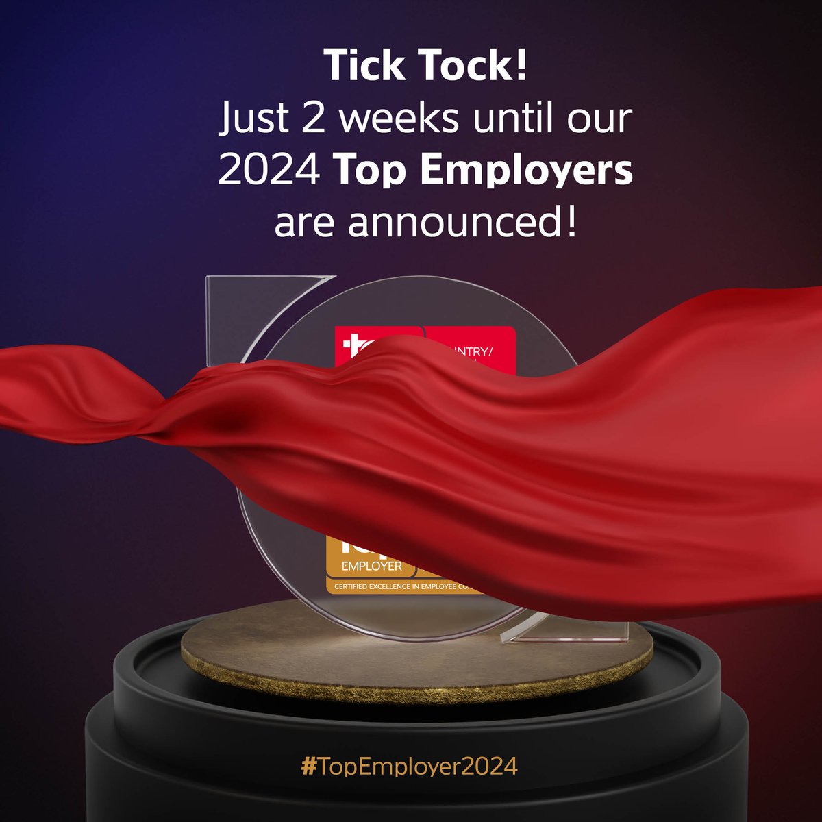 We are two weeks away from announcing the 2024 Top Employers! Are you ready? 💫 #TopEmployers2024 #Forabetterworldofwork