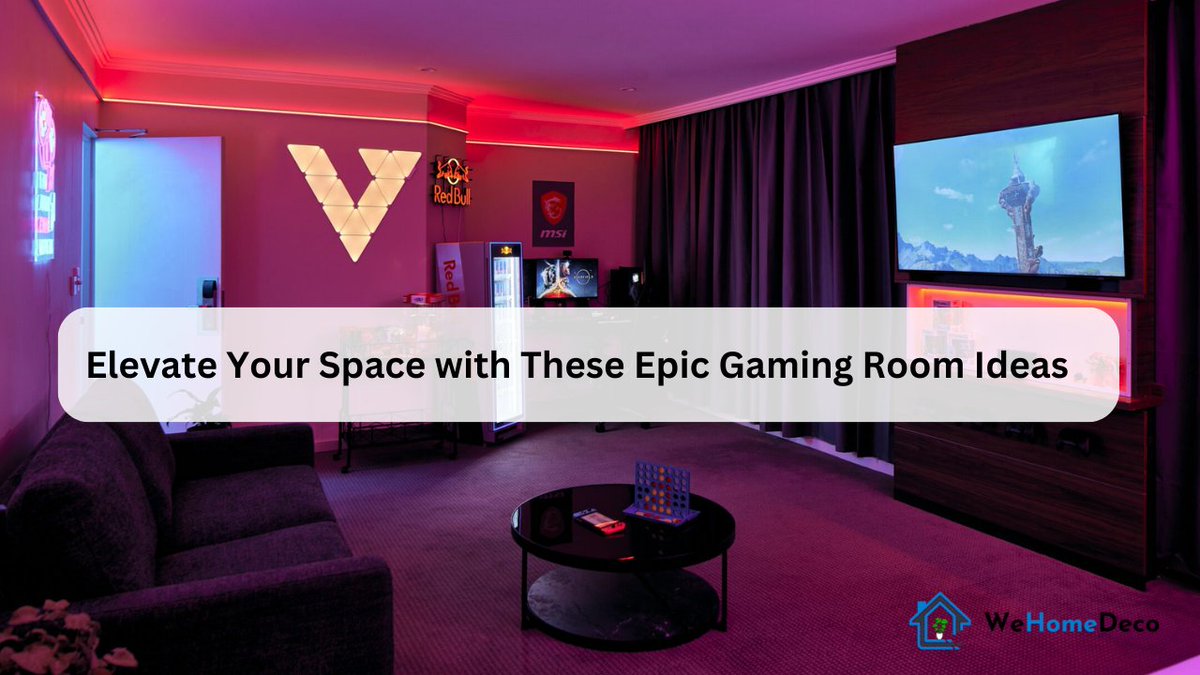 Transform your gaming space with these incredible room ideas! 🎮 
wehomedeco.com/gaming-room-ex…

#gamingroom #interiordesign #gamingsetup #ideas #game #gaming #wehomedeco #Wehomedeco #homedecor #homegamingroomsetup #gamingroomdesign