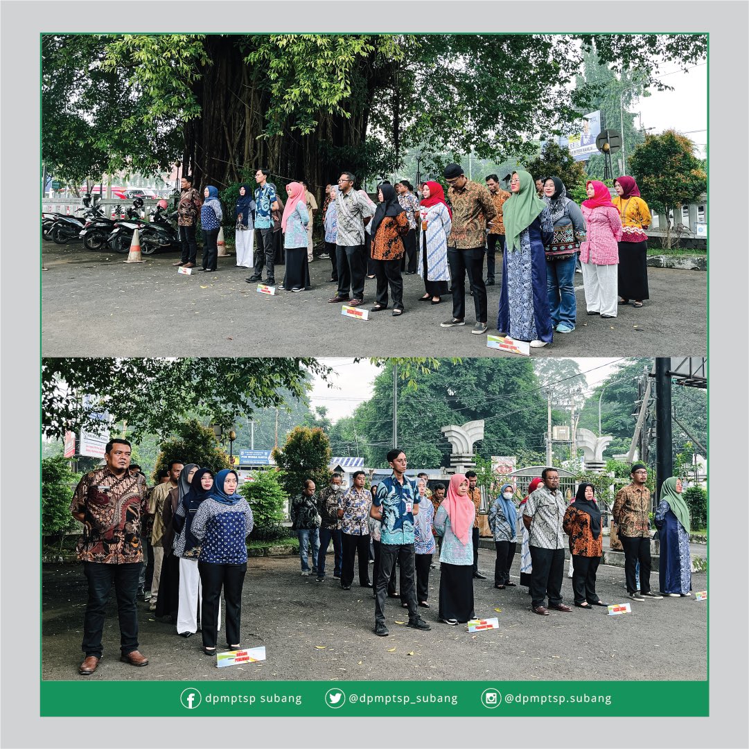 Dpmptsp_Subang's tweet photo. Pelaksanaan Apel Pagi Perdana di tahun 2024 di pimpin oleh Kepala Dinas PMPTSP Kabupaten Subang Dik Dik Solihin S.Sos., https://t.co/3HxlC0TIZn https://t.co/O9BpybeUNj