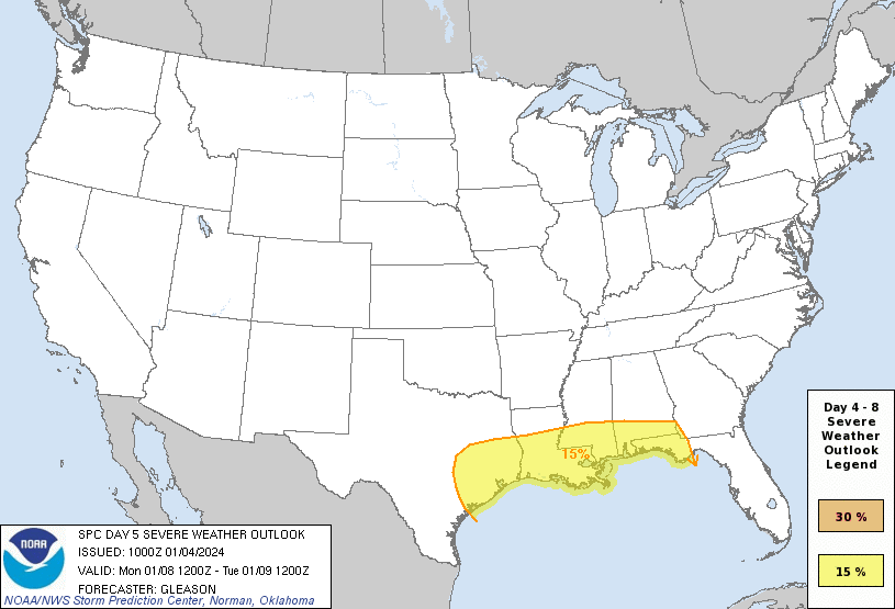 LimWeather's tweet photo. D5
#SlightRisk in S US esp #Houston,#PasadenaTX,#TheWoodlands, #SugarLand,#Beaumont,#CollegeStation,#BryanTX,#NewOrleans,#LakeCharles,#BatonRouge,#Gulfport,#Mobile,#Pensacola
15% #SevereWX risk
#Wxtwitter #SPC #Tornado #Hail #HOUwx #BCSwx #GLSw #TXwx #LAwx #MSwx #ALwx #FLwx #GAwx https://t.co/buHQatOvS7