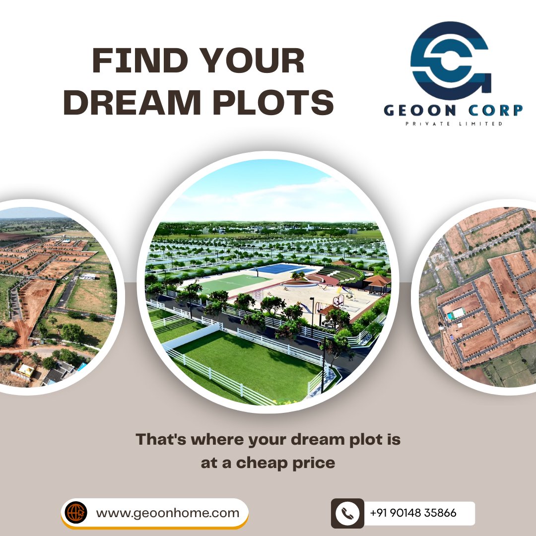 GeoonCorpPvtLtd's tweet image. "𝗟𝗲𝗮𝗱𝗶𝗻𝗴 𝗥𝗲𝗮𝗹 𝗘𝘀𝘁𝗮𝘁𝗲 𝗖𝗼𝗺𝗽𝗮𝗻𝘆 𝗜𝗻 𝗛𝘆𝗱𝗲𝗿𝗮𝗯𝗮𝗱"
🔥 Find your dream plots in Hyderabad! 🔍🌆🏞️
🏬🏘️Whatever your preferences, we have a range of options available to match your desires.
#friday #HyderabadPlots #DreamPlot #InvestInHyderabad #OpenPlots