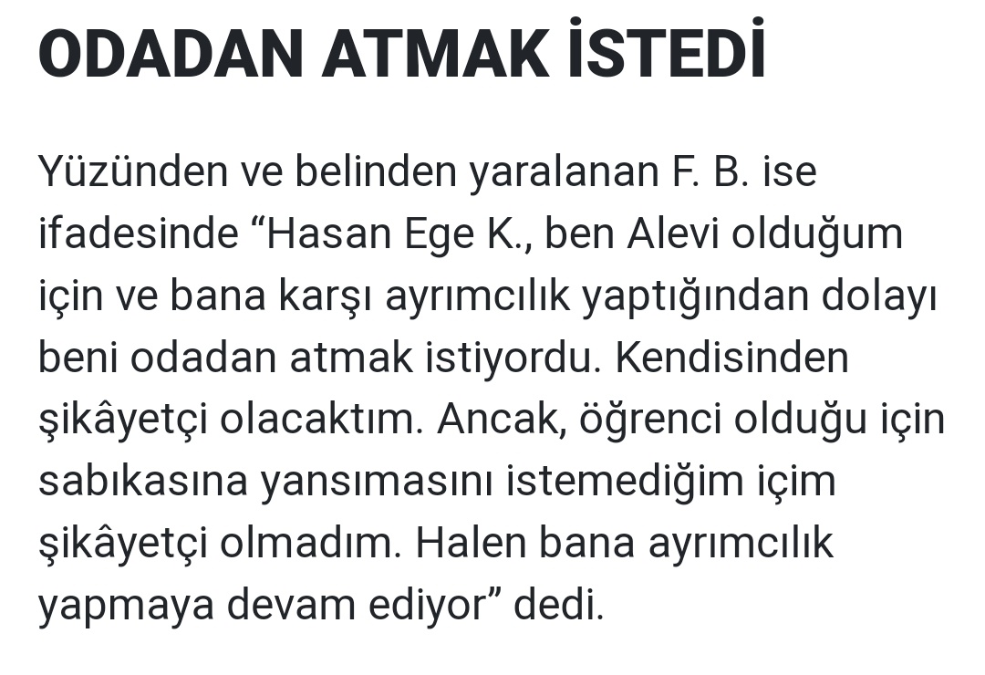 soldaki_sifir9's tweet photo. Alevi ve Kürt olduğu anlaşılan bir öğrencinin yüzüne sıcak ütü tutmak istemişler. Yüzünü ve sırtını bıçakla kesmişler https://t.co/asJVwSkssy